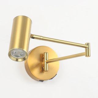 Lexi Beatrice Swing Arm Wall Lamp with charging ports