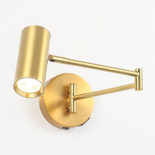 Lexi Beatrice Swing Arm Wall Lamp with charging ports