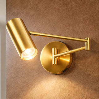 Lexi Beatrice Swing Arm Wall Lamp with charging ports