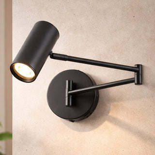 Lexi Beatrice Swing Arm Wall Lamp with charging ports