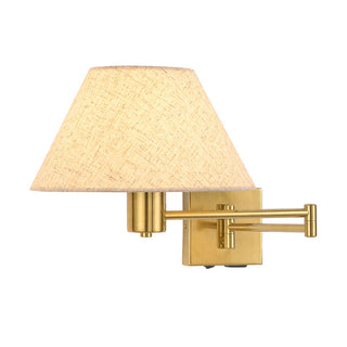 Lexi Elspet Swing Arm Wall Lamp with charging ports