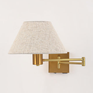 Lexi Elspet Swing Arm Wall Lamp with charging ports
