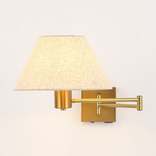 Lexi Elspet Swing Arm Wall Lamp with charging ports