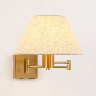 Lexi Elspet Swing Arm Wall Lamp with charging ports