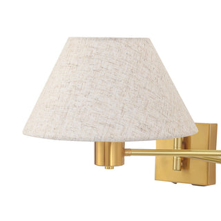 Lexi Elspet Swing Arm Wall Lamp with charging ports