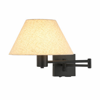 Lexi Elspet Swing Arm Wall Lamp with charging ports