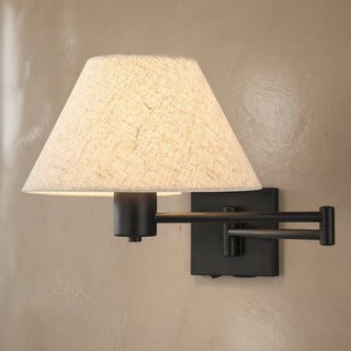 Lexi Elspet Swing Arm Wall Lamp with charging ports