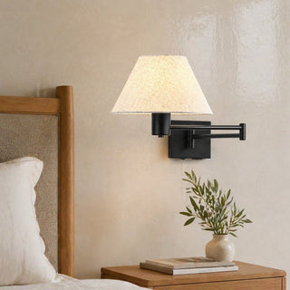Lexi Elspet Swing Arm Wall Lamp with charging ports