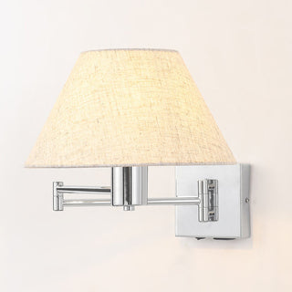 Lexi Elspet Swing Arm Wall Lamp with charging ports