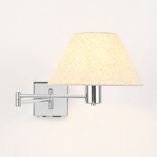 Lexi Elspet Swing Arm Wall Lamp with charging ports