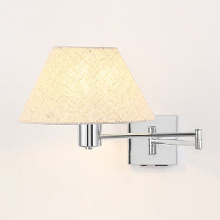 Lexi Elspet Swing Arm Wall Lamp with charging ports
