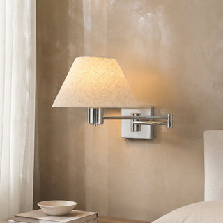 Lexi Elspet Swing Arm Wall Lamp with charging ports