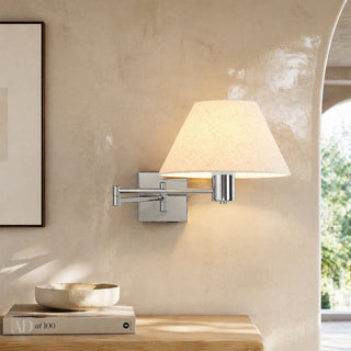Lexi Elspet Swing Arm Wall Lamp with charging ports