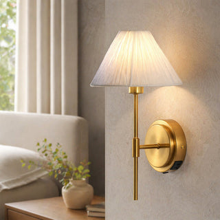 Lexi Sigrid Reading Wall Lamp with charging ports