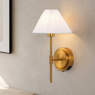 Lexi Sigrid Reading Wall Lamp with charging ports