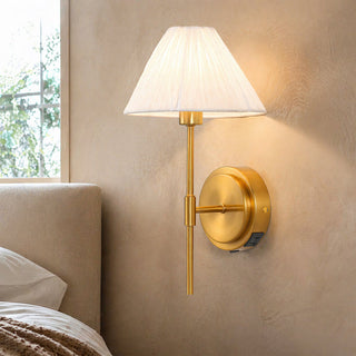 Lexi Sigrid Reading Wall Lamp with charging ports