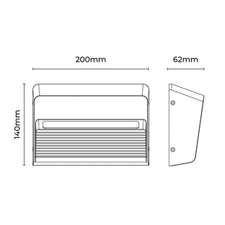 Lexi Nexa LED Outdoor Wall Light IP65