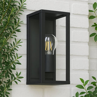 Lexi Zyra 1lt Outdoor Wall Light Black
