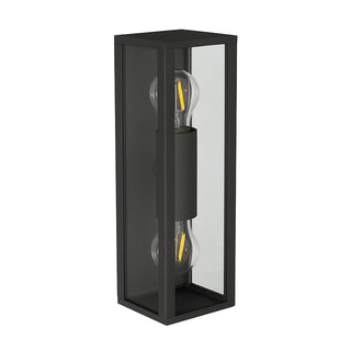 Lexi Zyra 2lt Up/Down Outdoor Wall Light Black