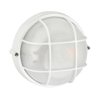 Lexi Duro Round Caged Outdoor Bunker White
