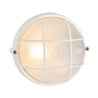 Lexi Duro Round Caged Outdoor Bunker White