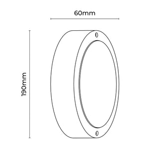 Lexi Talvia LED CCT Outdoor Bunker Black