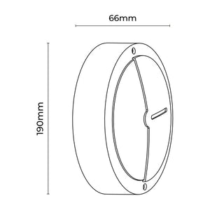 Lexi Talvia LED CCT Outdoor Bunker With Eyelid Black
