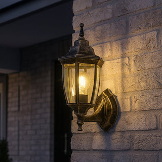 Lexi Sylva Up Outdoor Wall Light Bronze