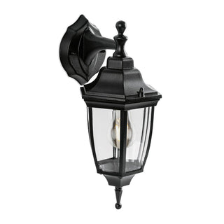 Lexi Lunor Down Outdoor Wall Light Black