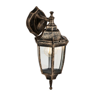 Lexi Lunor Down Outdoor Wall Light Bronze