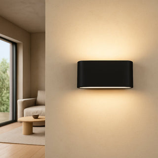 Lexi Elaro CCT LED Outdoor Wall Light Large/Black
