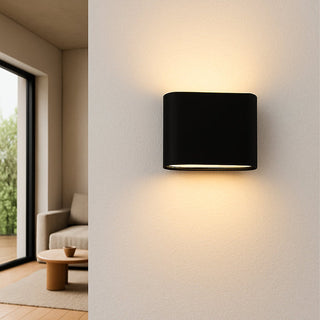 Lexi Elaro CCT LED Outdoor Wall Light Small/Black