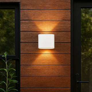 Lexi Elaro CCT LED Outdoor Wall Light Small/White