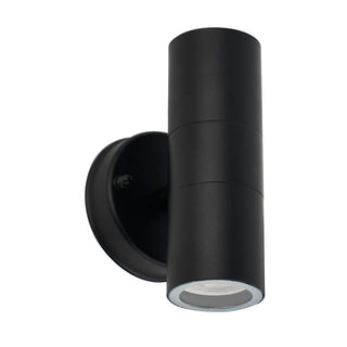 Lexi Zyven 2lt Up/Down Outdoor Wall Light Black