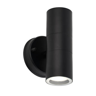 Lexi Zyven 2lt Up/Down Outdoor Wall Light Black