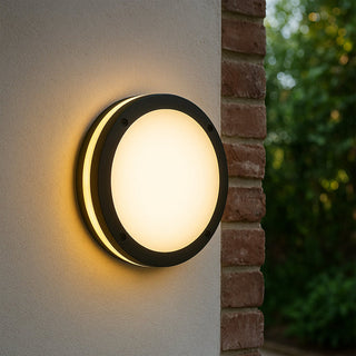 Lexi Omira CCT LED Outdoor Bunker Large/Black