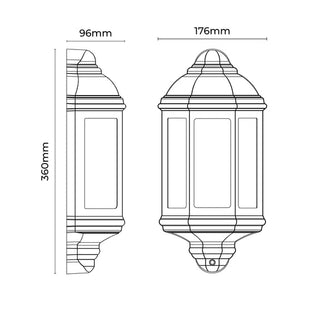 Lexi Avara Outdoor Wall Sconce Beige