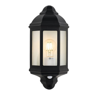 Lexi Avara Outdoor Wall Sconce With Sensor Black