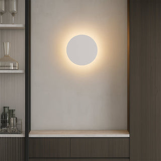 Lexi Orlan 250mm LED Colour-Shifting Disc Wall Sconce White/Large