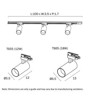 Telbix Logik Track Light 12w
