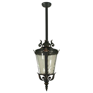 Lighting Inspirations Albany Medium Outdoor Rod Pendant Light Antique Bronze