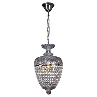 Lighting Inspirations Chopin Crystal Glass Crystal Glass Chandelier Clear Chrome