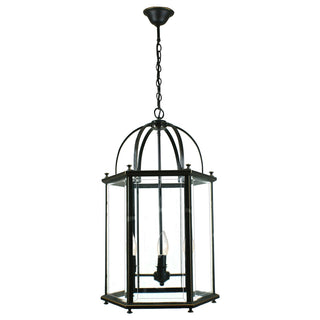 Lighting Inspirations Country Large 4 Light Lantern Bronze