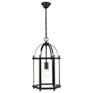 Lighting Inspirations Country Small 1 Light Lantern Bronze