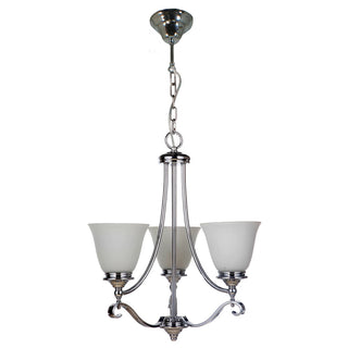 Lighting Inspirations Dallas 3 Light 3 Arm Pendant Chrome