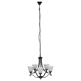 Lighting Inspirations Dallas 5 Light 5 Arm Pendant Bronze