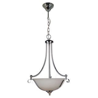 Lighting Inspirations Dallas 3 Light Single Pendant Chrome