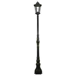 Lighting Inspirations Tilburn Large Domain Outdoor Garden Post Light Antique Bronze