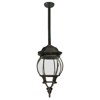 Lighting Inspirations Flinders Large IP44 Outdoor Rod Pendant Antique Bronze