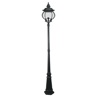 Lighting Inspirations Flinders Large IP44 Standard Outdoor Garden Post Light Antique Black